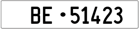 Truck License Plate